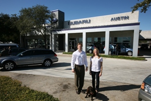 Will and Genny Hardeman at Austin Subaru