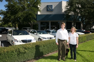 Will and Genny Hardeman at Mercedes-Benz of Austin