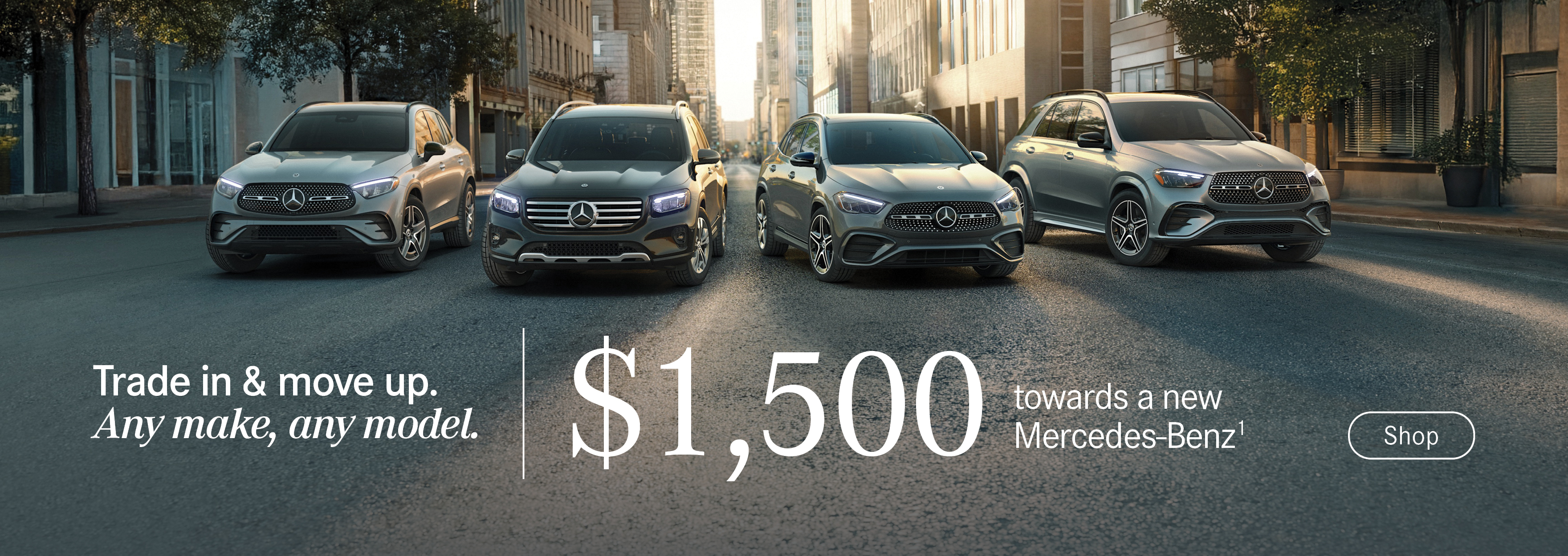 $1,500 toward a new Mercedes-Benz